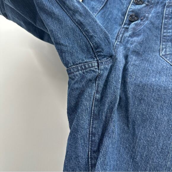 Vintage Tommy Hilfiger Dark Wash High Rise Cropped Denim Straight‎ Jeans Size 14 - Picture 5 of 9